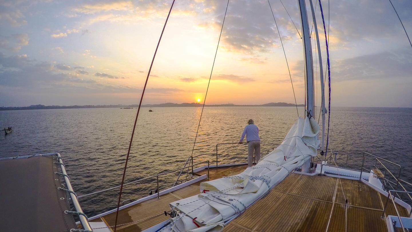 Phuket Sailboat Front Deck